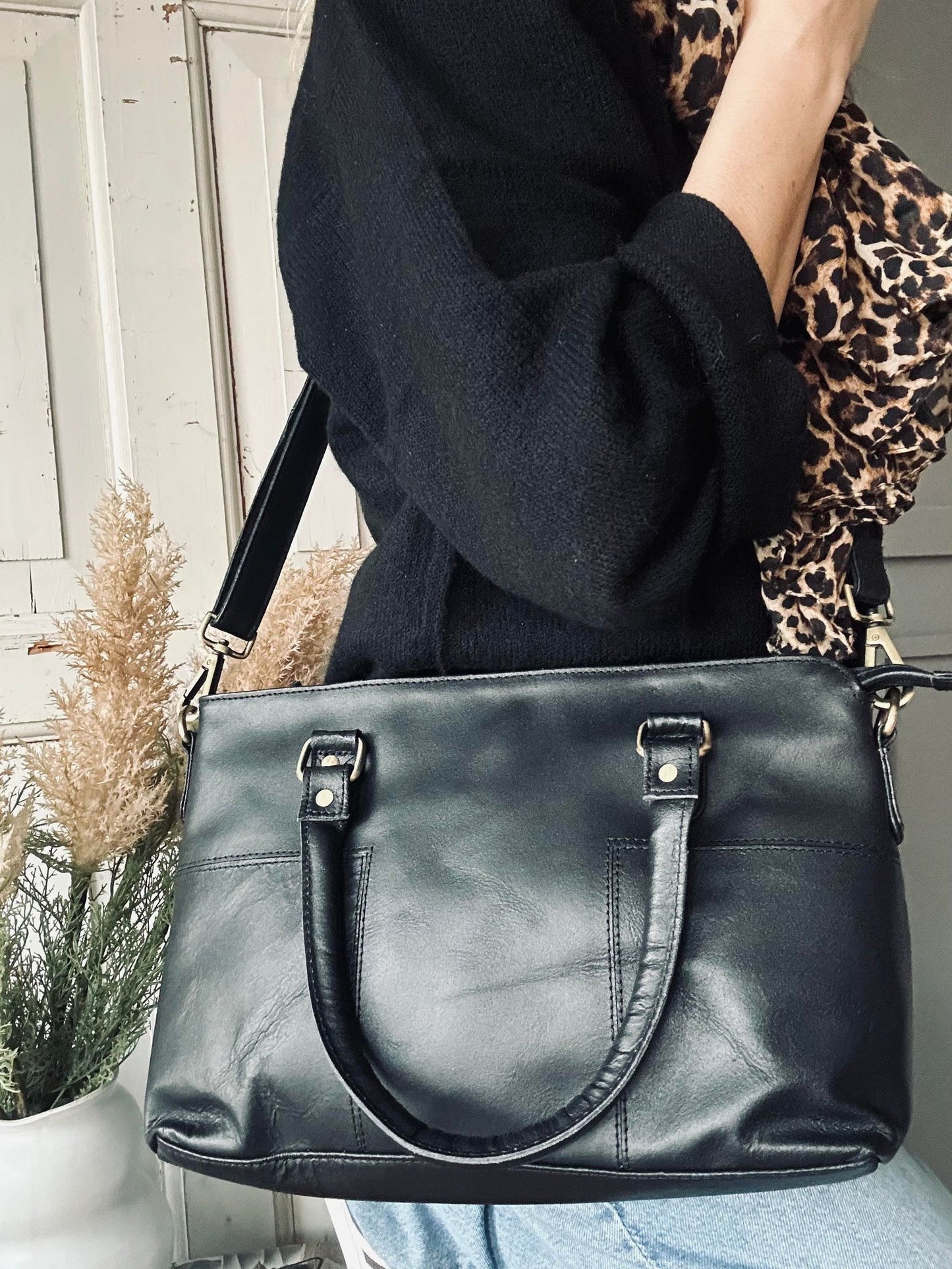 Shopper / arbejdstaske Tessa - Black