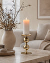 Lysestage NOYA 17 cm - Gold
