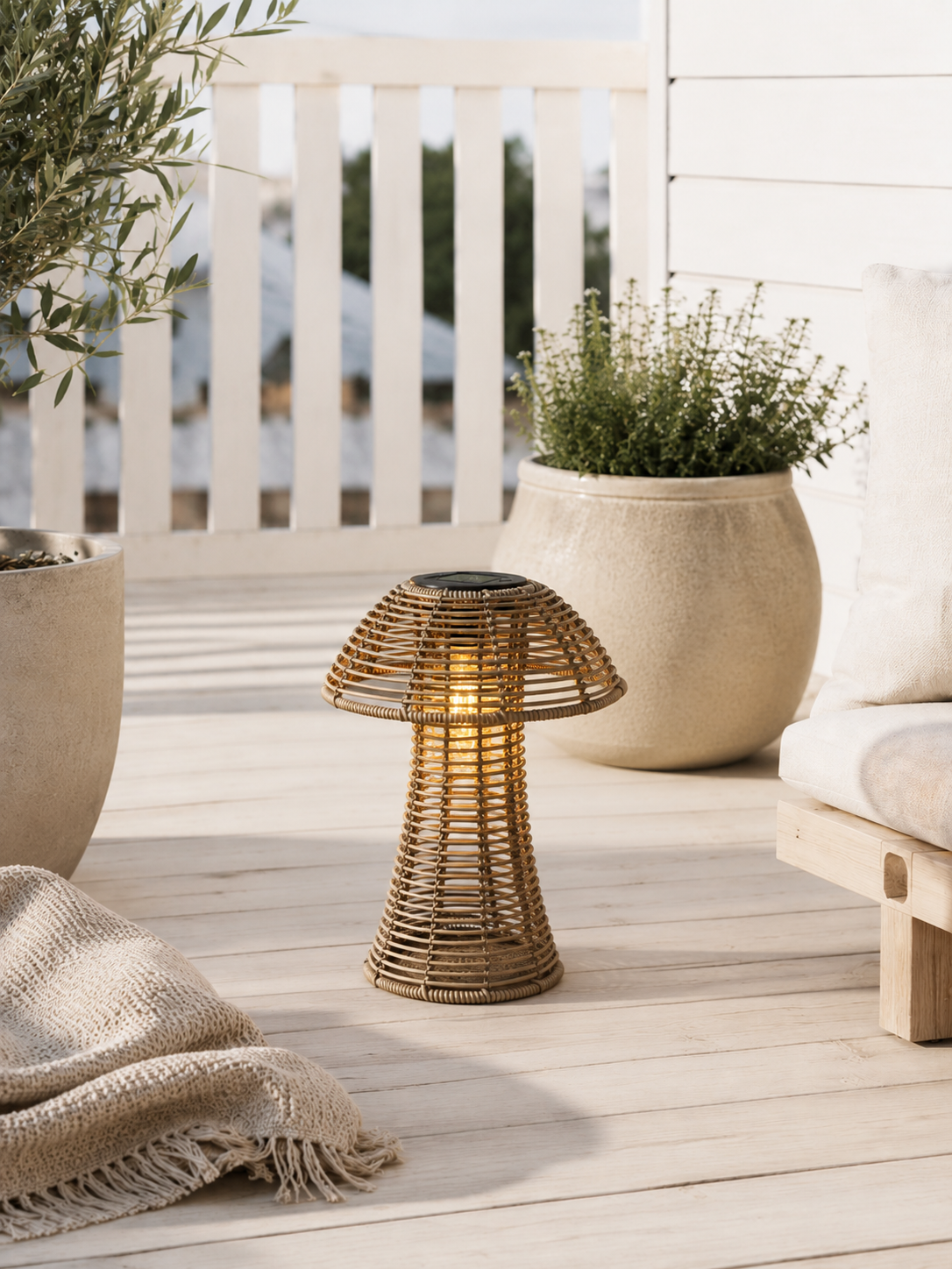 Mushroom Solar - Natur Small