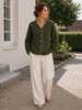 Jakke Fleece kaki