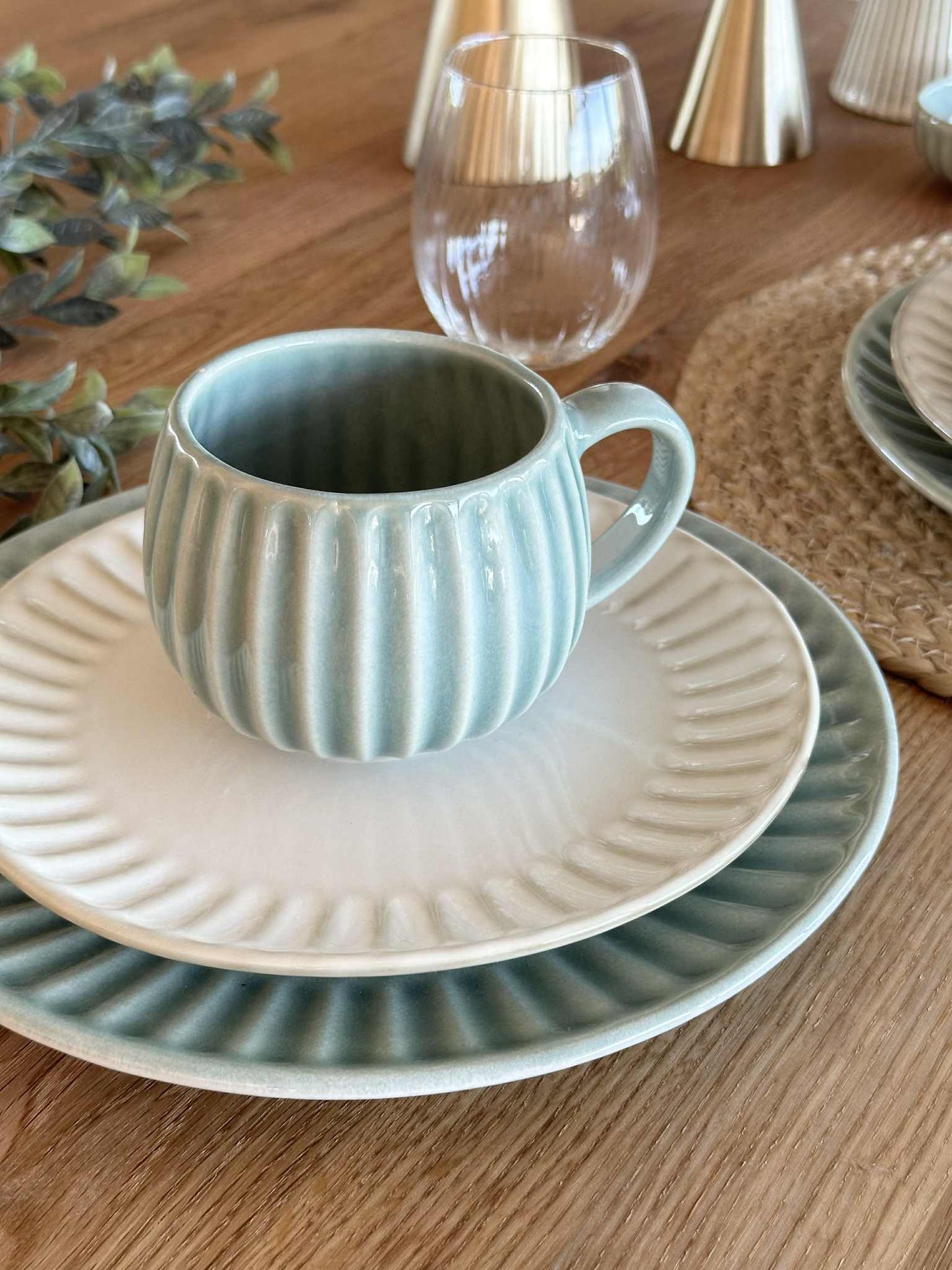 Tallerken VIGA Sand - Flere størrelser