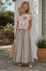Bluse Mathea pink flower