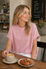 T-shirt MAY loose - Rose