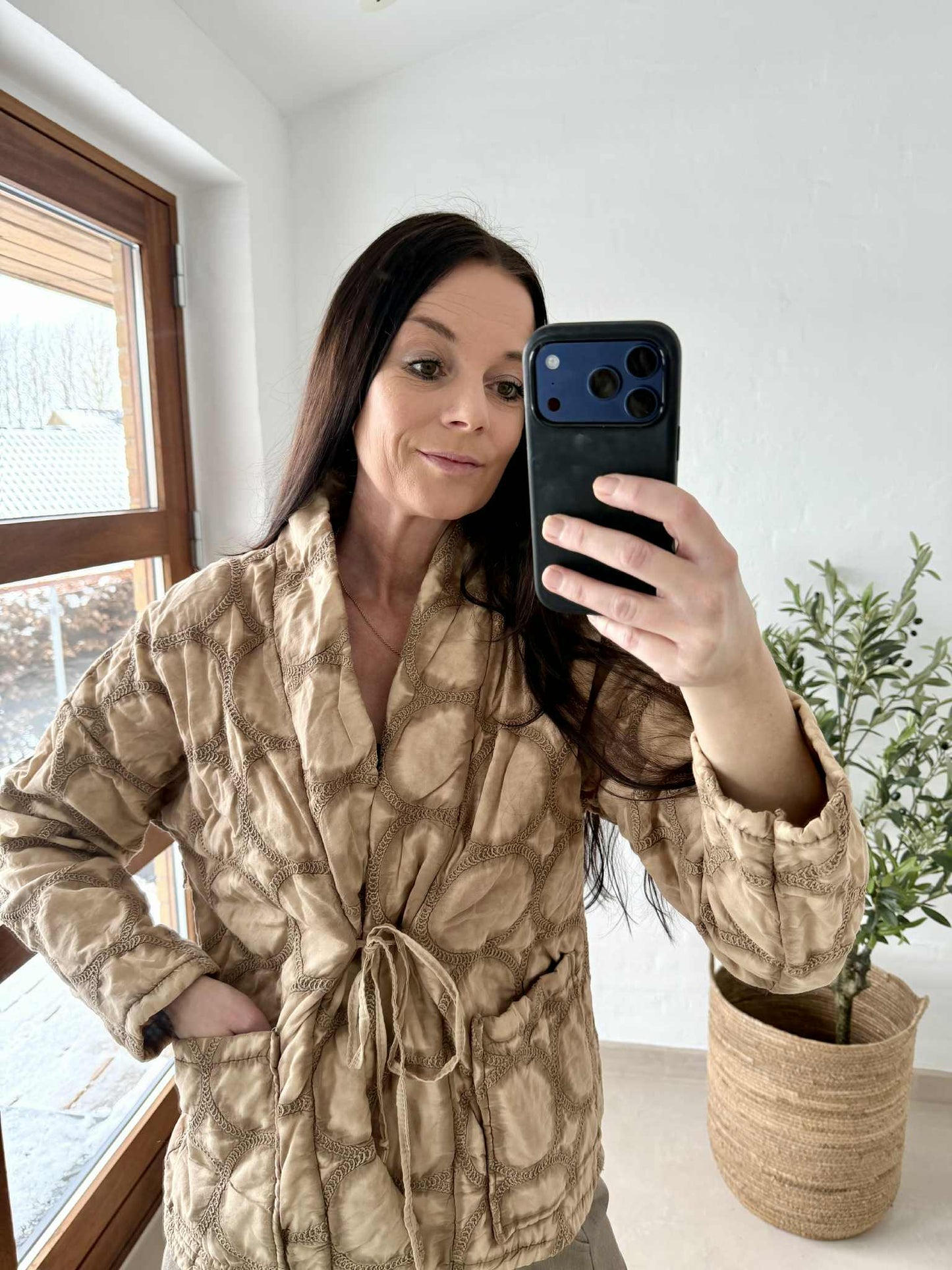 Jakke med broderi - Alison