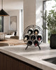 Vinreol i metal - 7 flasker