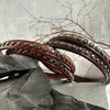 Armbånd Brown m. Swarowski sten