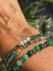 Armbånd GISELE Emerald – Sæt med 3 stk