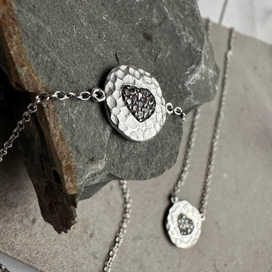 Armbånd hjerte - Silver - VIAMAJA.DK