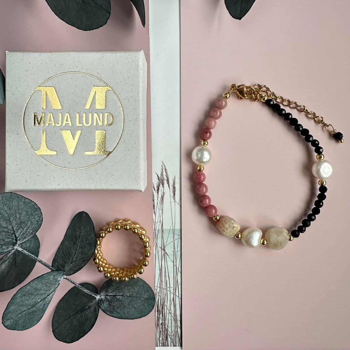 Armbånd Kimmie m. Ferskvandsperler - VIAMAJA.DK