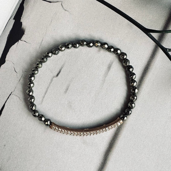 Armbånd Maja PYRIT m. forgyldt sterling silver - VIAMAJA.DK