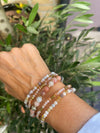 Armbånd MICHELLE Natur – Sæt med 5 armbånd