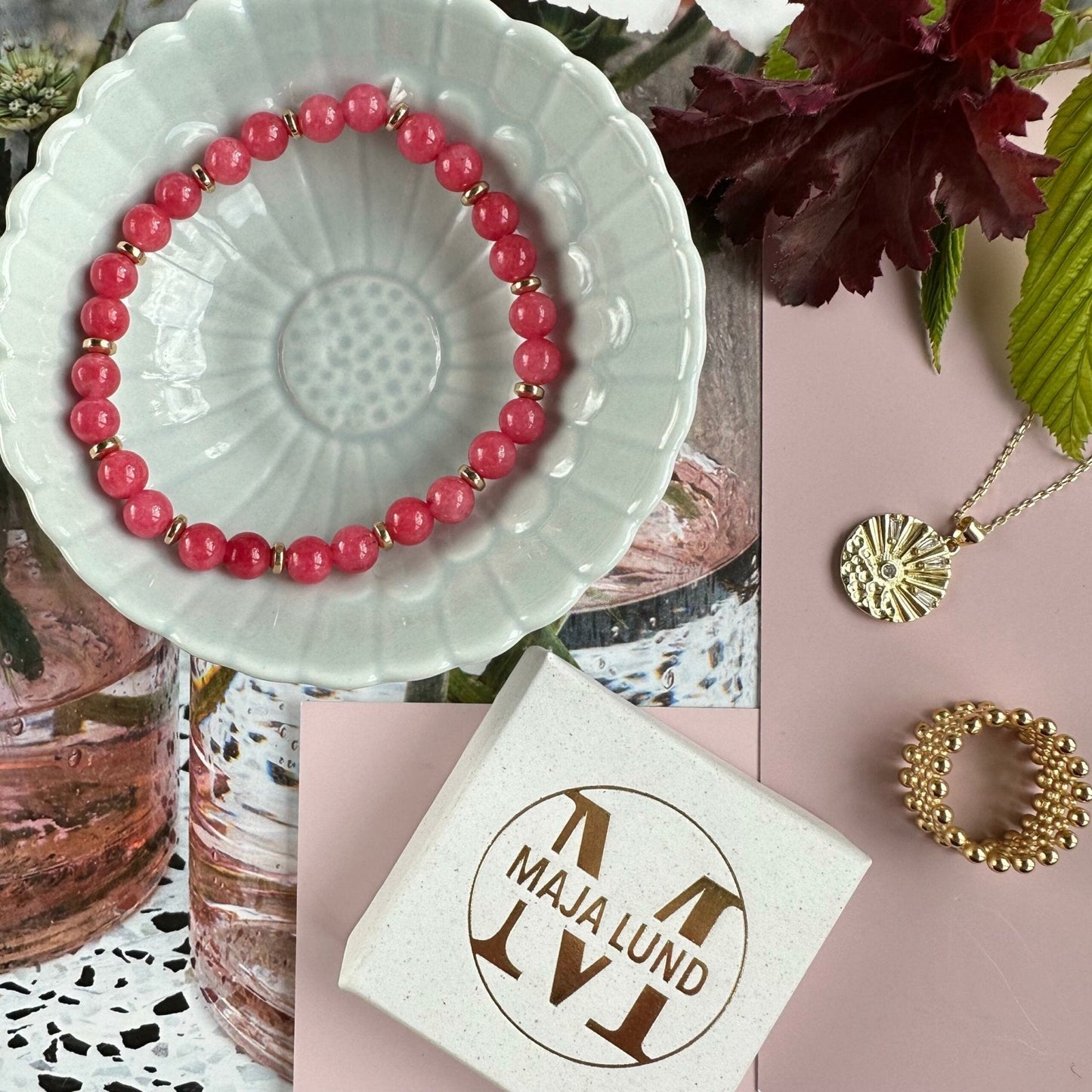 Armbånd Mollie Coral - VIAMAJA.DK