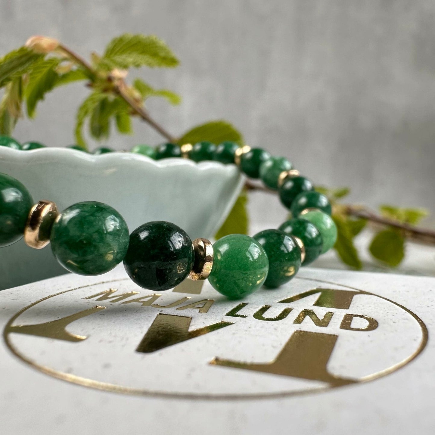 Armbånd Mollie Emerald - VIAMAJA.DK