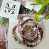 Armbånd Mollie – Natur / Rose mix
