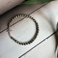 Armbånd Nikki pyrit Onyx - Forgyldt Sterling silver kors - VIAMAJA.DK