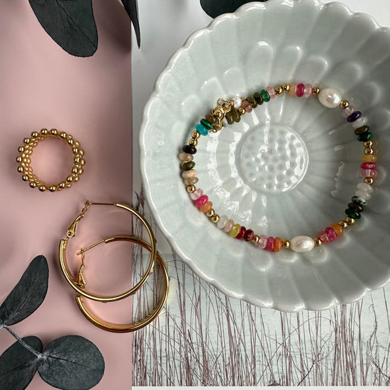 Armbånd Rihanna m. Ferskvandsperler - VIAMAJA.DK