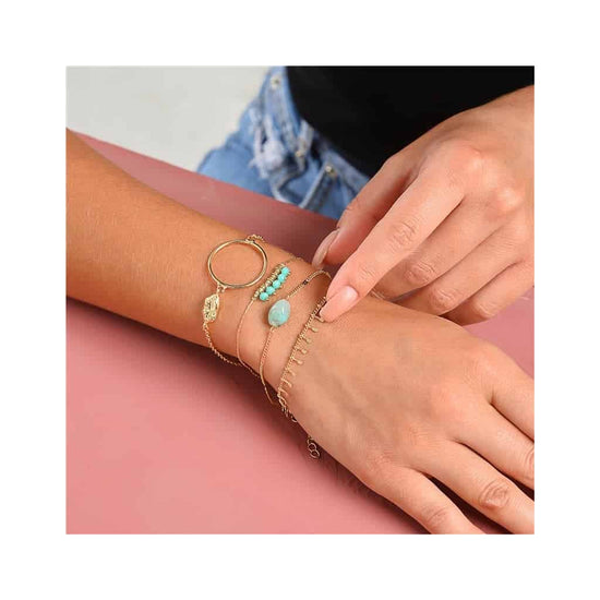 Armbånd sæt a 4stk - Sommer - VIAMAJA.DK