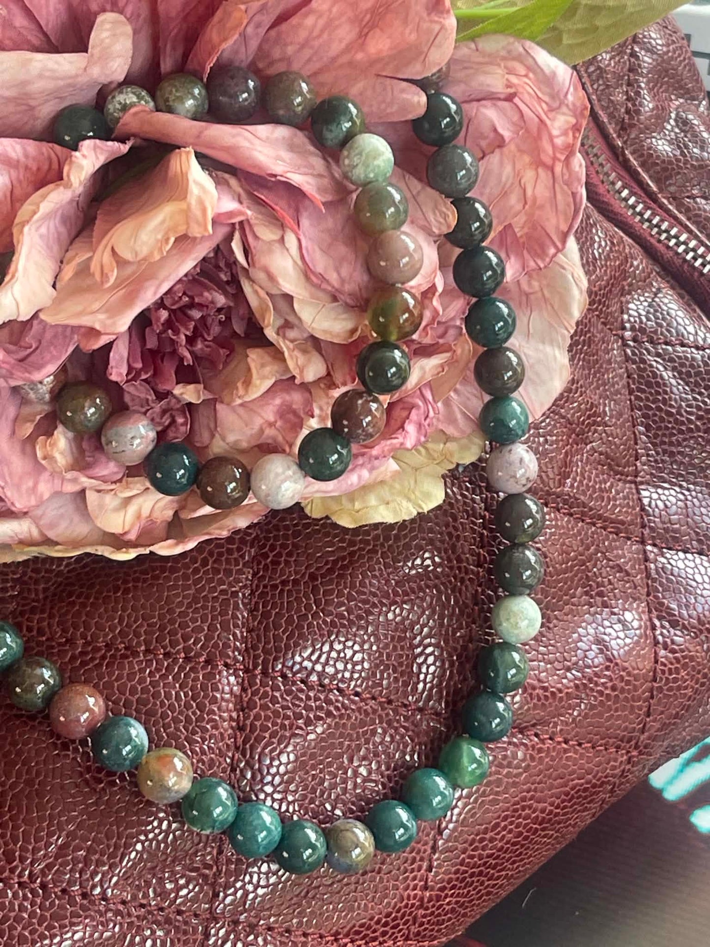 Armbånd Mary Emerald/Lavendel Mix