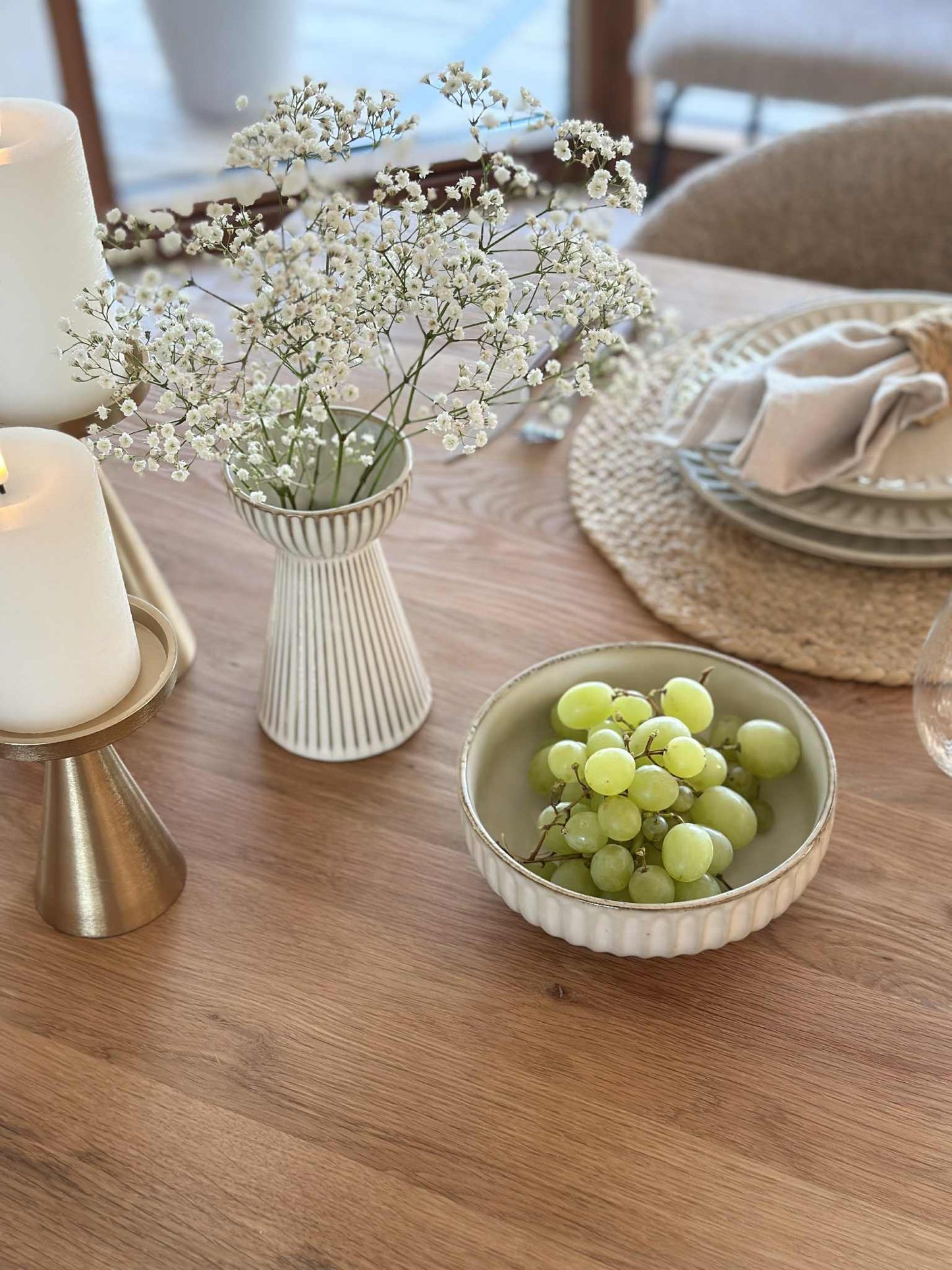 Hyacintvase VIGA - Sand