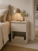 Natbord - cashmere med 1 skuffe