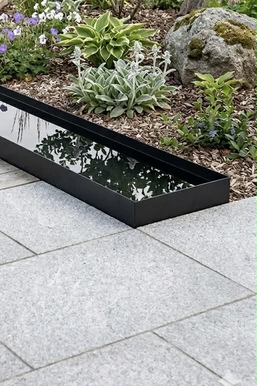 Spejlbassin Rectangle - Black