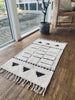 BADEMÅTTE ANTI SLIP 50X80 BOMULD SORT/NATUR