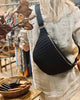 Bæltetaske NYLON – BLACK Oversize i lækker nylon kvalitet