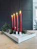 Bakke ink 4 magnetiske lysestager - WHITE