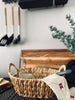 Bakke oval med hank - vandhyacint
