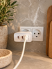 Hurtig USB-C-oplader med 3 porte