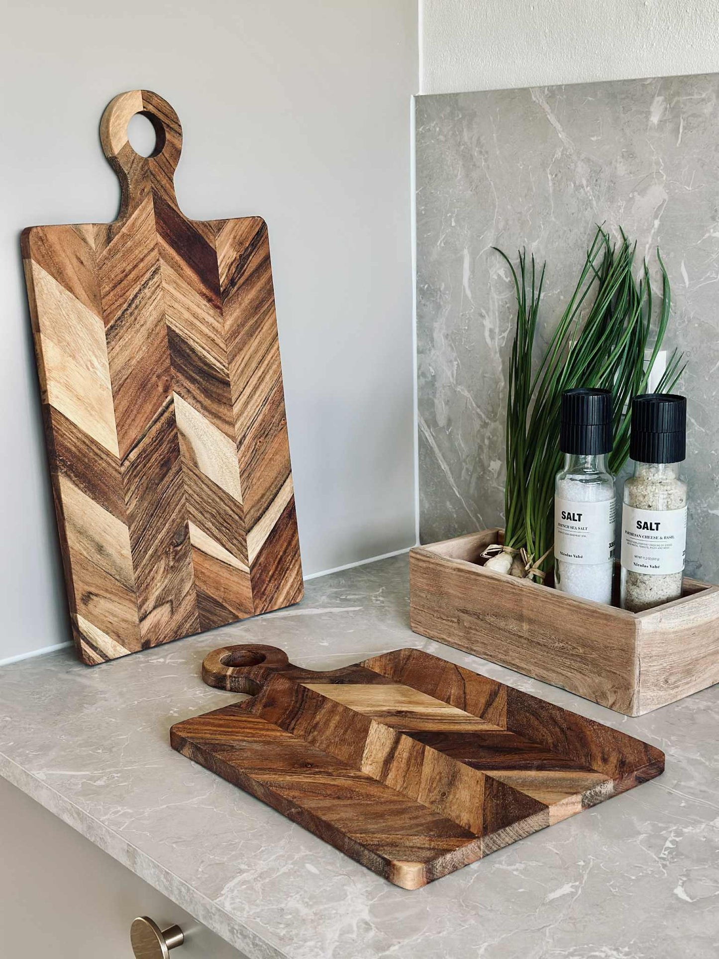 Skærebræt Sildeben - 50cm.