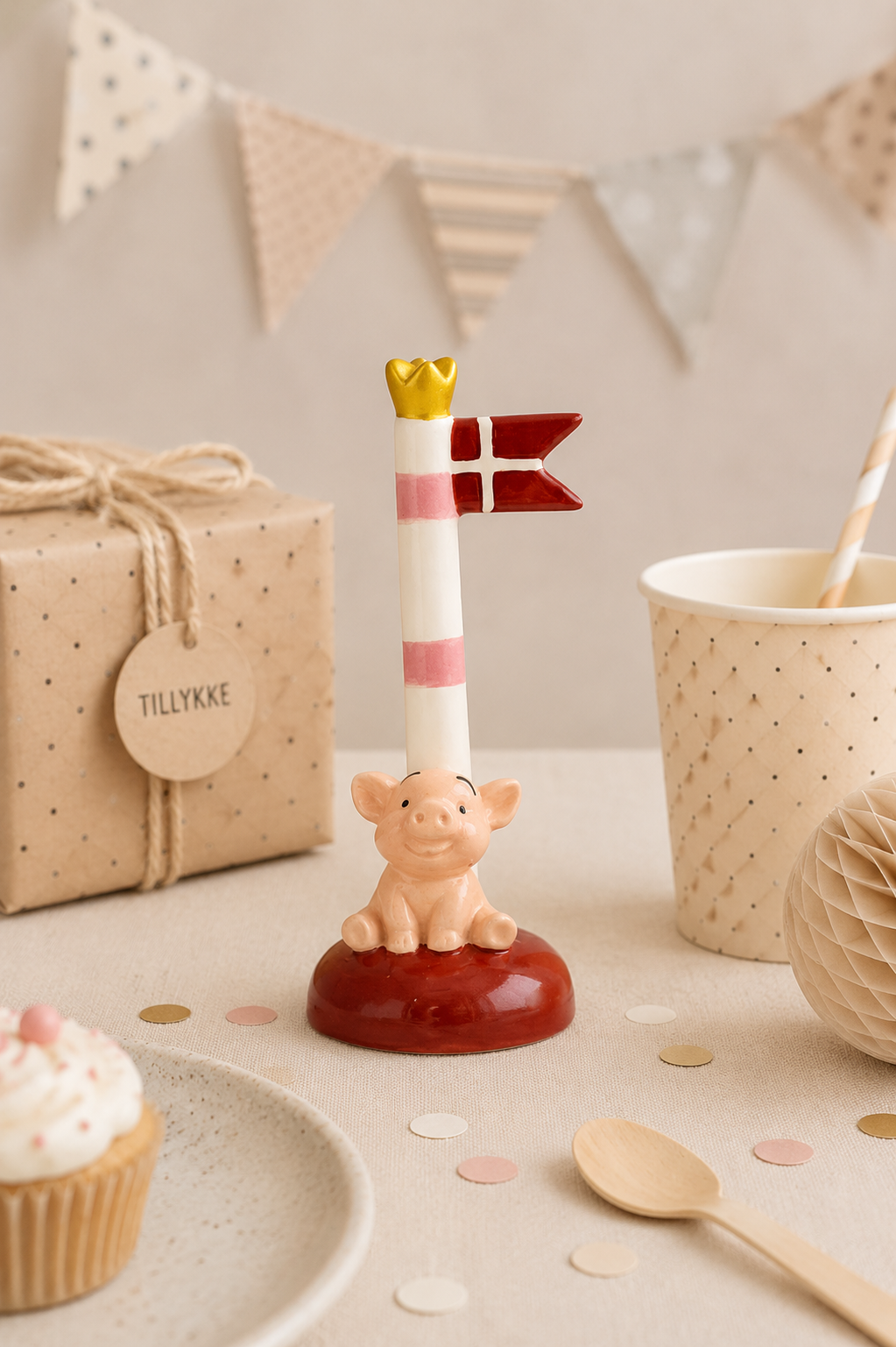 Flag keramik – Gris 14 cm
