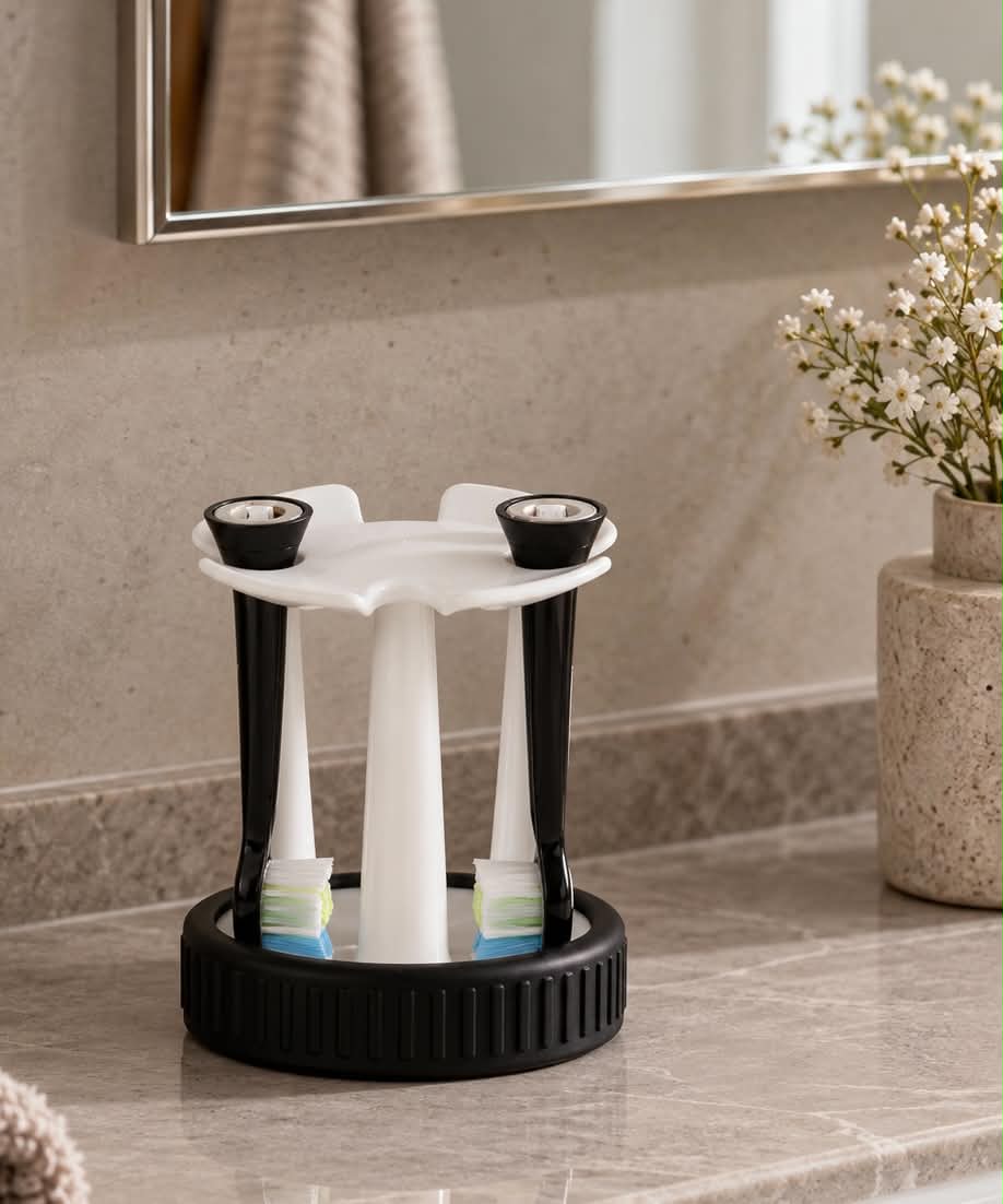 Tandbørsteholder Daily Soft – Hvid porcelæn