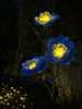 Blomst med solceller – Blå