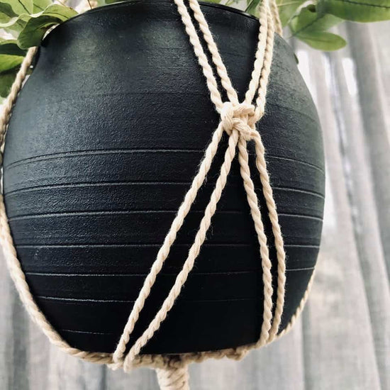 Blomsterophæng – Jute snor - VIAMAJA