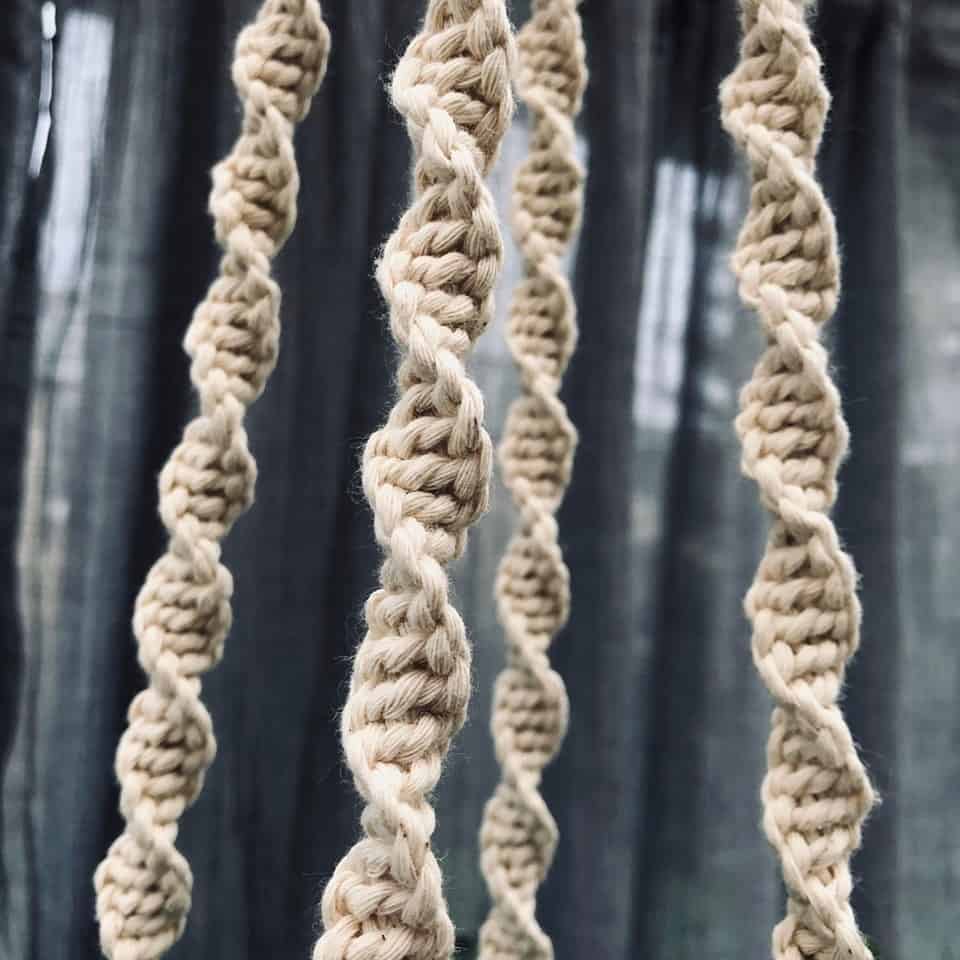 Blomsterophæng – Jute snor - VIAMAJA