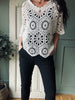 Bluse bohème strik