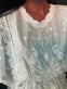 Bluse embroidered - White S/M - VIAMAJA.DK