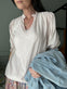 Bluse i let bomuld – Soft rose - VIAMAJA.DK