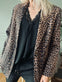 Bluse med blonde – Black oversize - VIAMAJA.DK