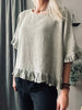 Bluse Olivia hørmix kaki