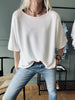 Bluse Sia white – Oversize