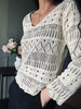 Bluse Viga Creme