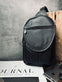 Bodybag Black leather - VIAMAJA.DK