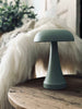 Bordlampe genopladelig – Mushroom Dusty green