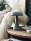 Bordlampe genopladelig – Mushroom Grå - VIAMAJA.DK