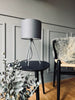Bordlampe - Grå på ben