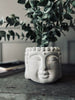 Buddha potte - Lys stone