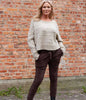 Bukser COMFY – Choko fløjl – One Size