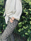Bukser Leopard med stretch - Taupe - VIAMAJA.DK